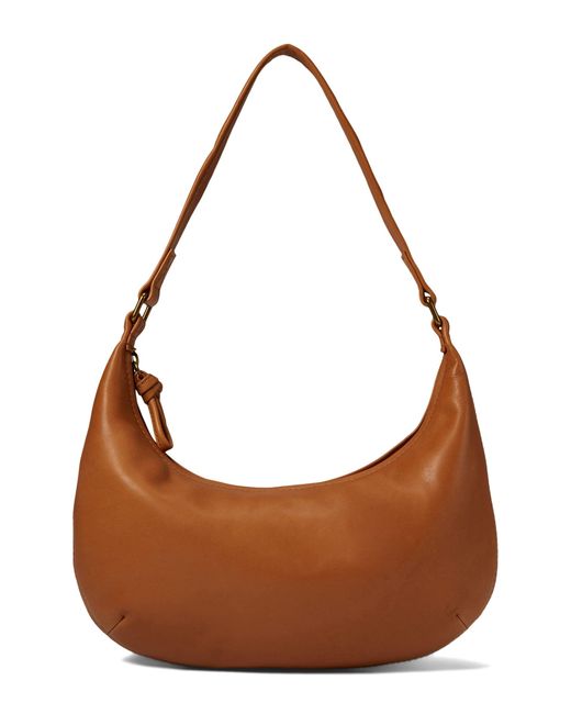 Madewell The Piazza Small Slouch Shoulder Bag in Brown Lyst