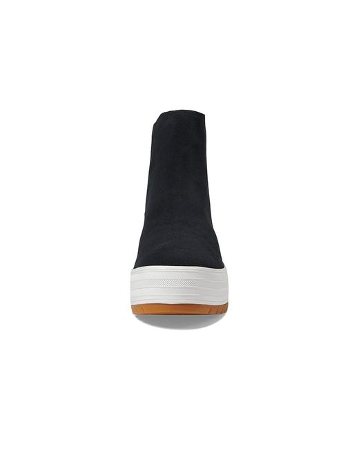 Keds Black The Platform Chelsea Lug ( Suede) Boots