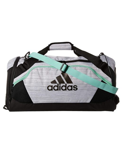 Adidas Team Issue Ii Medium Duffel (white Two-tone/black/clear Mint) Duffel Bags for men