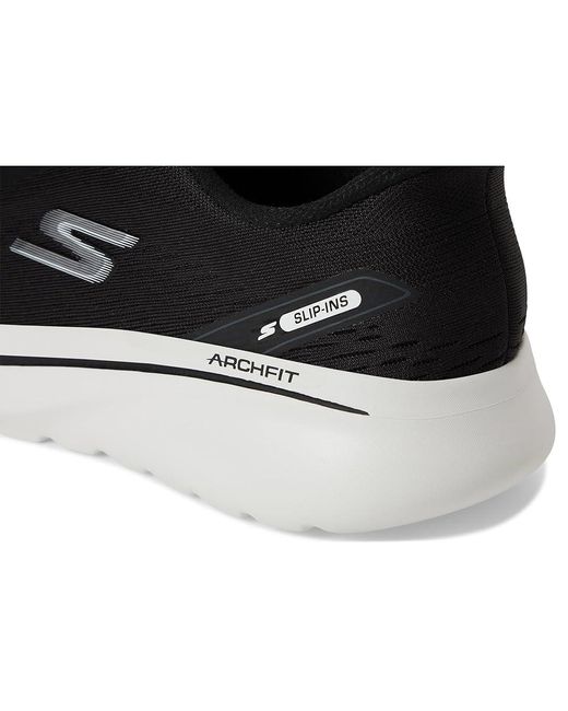 Skechers Black Go Walk Arch Fit N-Joy Nobend Hands Free Slip-In Walking Shoes/ 9.5 D for men