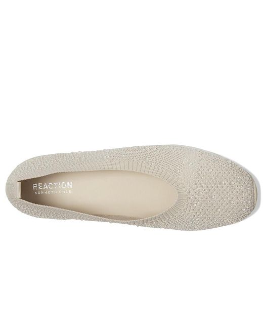 Kenneth Cole White Evaline Shoes, Leather/Rubber