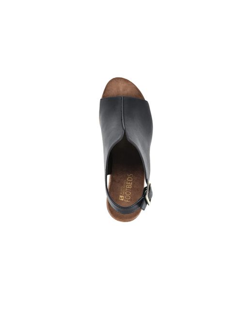 Zoccoli Donna WHITE MOUNTAIN Alfie | Tacco Plantare In Legno Artificiale, Cinturino Regolabile, Comodi Ed Eleganti