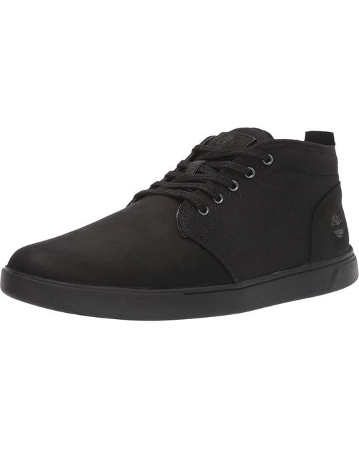 timberland groveton leather and fabric chukka