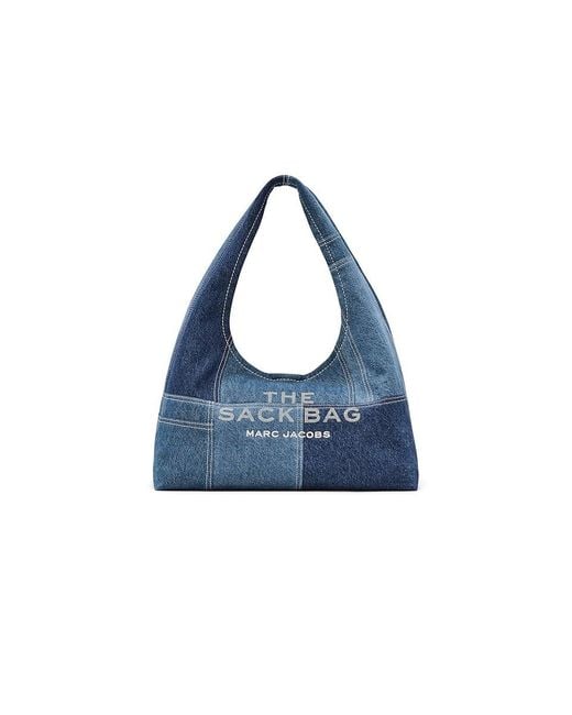 Marc Jacobs Blue The Denim Sack Bag Handbags, Cotton/Denim
