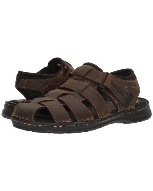 rockport men's darwyn xband slide sandal