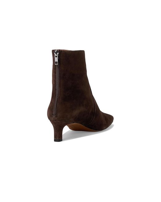 Madewell Brown Dimes Kitten Heel Boot