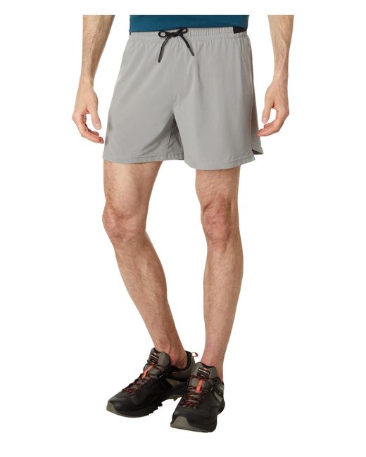 Smartwool Gray Active Lined 5'' Shorts for men