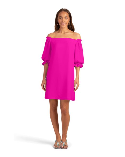 Trina Turk Synthetic Equinox Dress in Pink Lyst