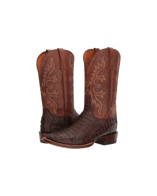 Lucchese Chavez (barrel Brown) Cowboy Boots for men