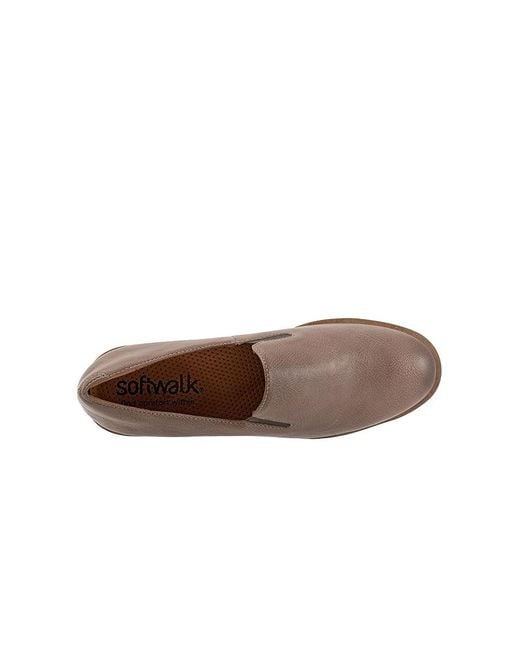 Softwalk® Brown Whistle Ii Flat Shoes 7.5 N (Aa)