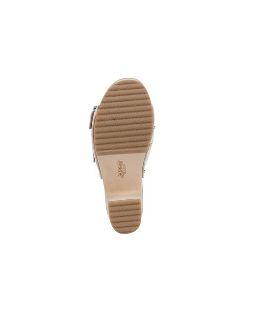 Dr. Scholls Original Vibe Platform Slide Sandal (Metallic Leather) Sandals