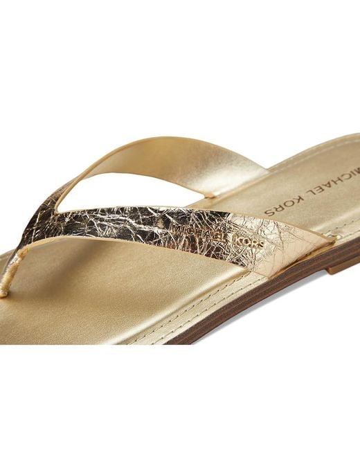 MICHAEL Michael Kors White Koko Flip Flop