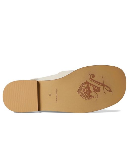 Free People Metallic Libby Fisher Flat Wedge Shoes, Leather