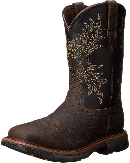 workhog wide square toe h20