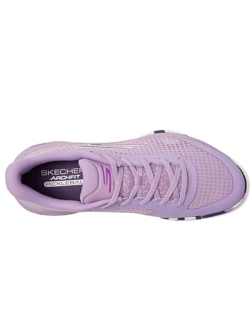 Skechers Purple Go Train Arch Fit Viper Court Pro