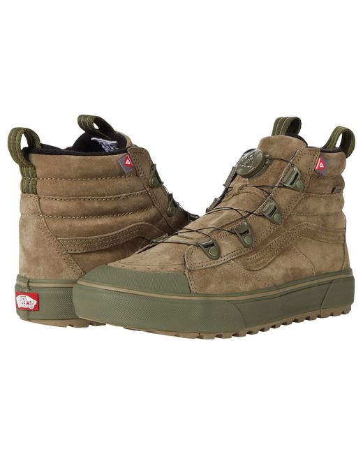 vans sk8 hi boa mte 2 in military covert green