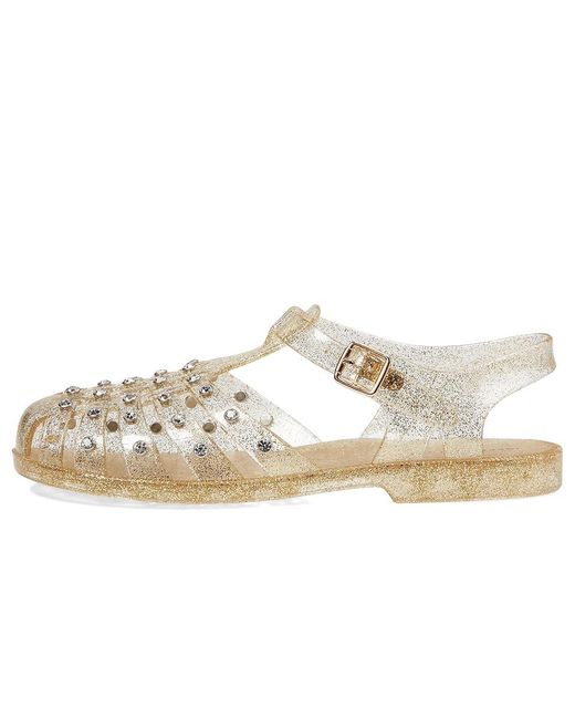 Loeffler Randall Metallic Rhys Sandals 10 B