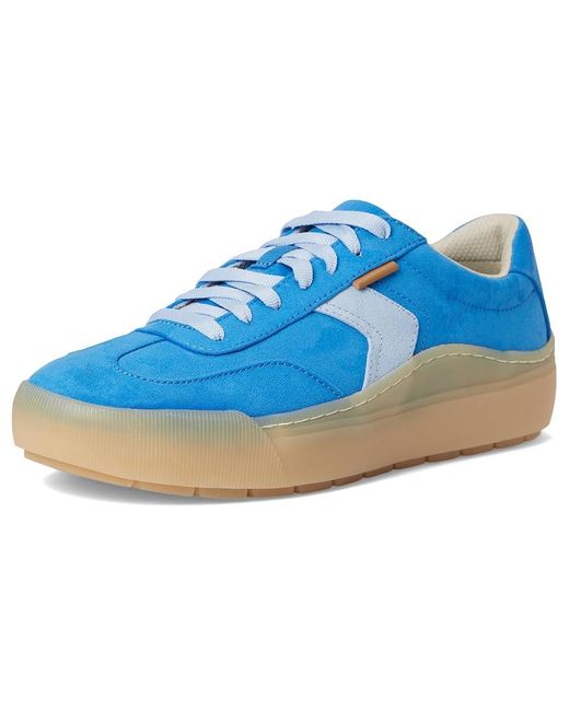 Dr. Scholls Blue Time Win Lace-Up Shoes, Canvas/Rubber