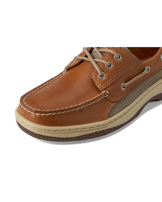 Sperry Top-Sider Brown Billfish 3-Eye Lace Up Casual Shoes 8 M (D) Nubuck for men