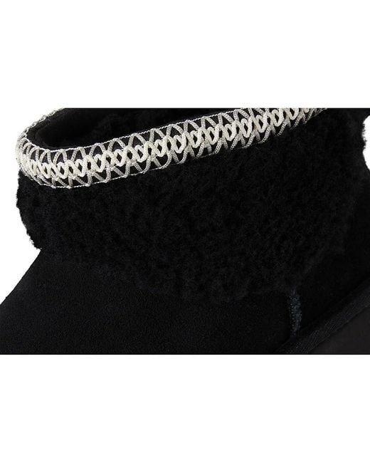Ugg Black Classic Ultra Mini Maxi Curly Boots 7 B