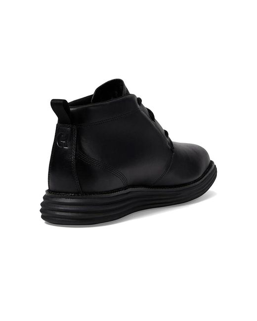 Cole Haan Black Originalgrand Remastered Waterproof Chukka Boots (/) Boots for men