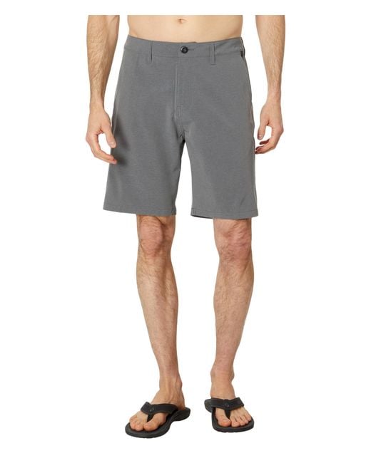 Quiksilver 20 Union Heather Amphibian Shorts in Gray for Men Lyst