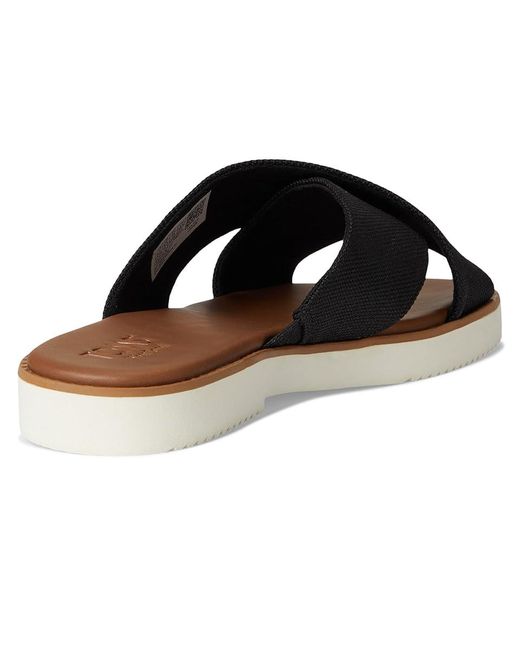 TOMS Black Mae Crossover Sandals 9 B