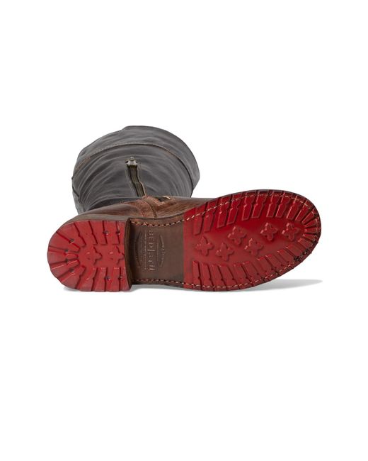 Bed Stu Jacqueline Wide Calf in Brown Lyst