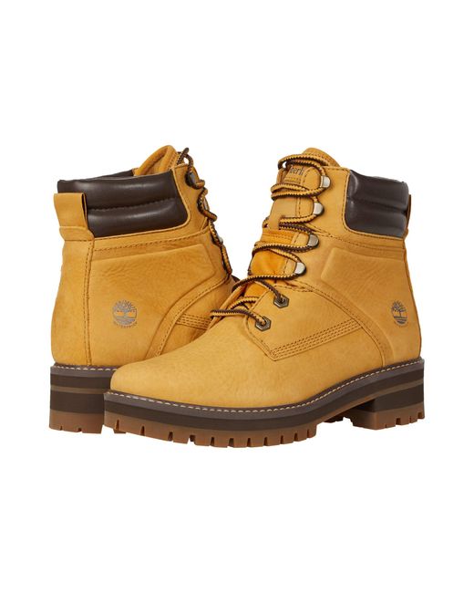 Timberland Leather Courmayeur Valley 6 Waterproof in Tan (Brown) - Lyst