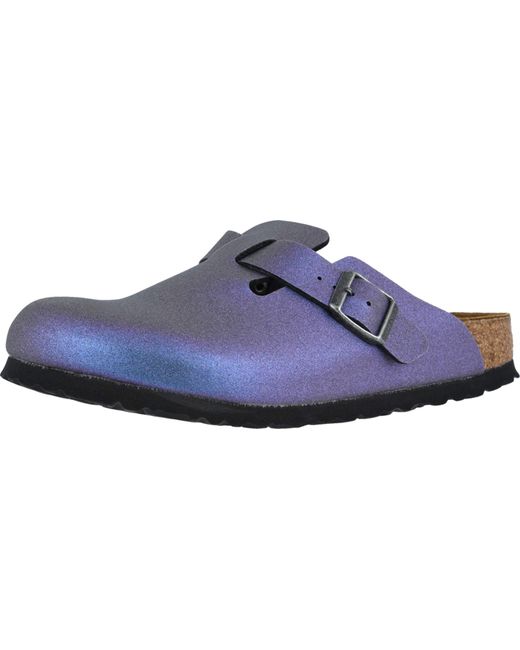 birkenstock icy metallic blue