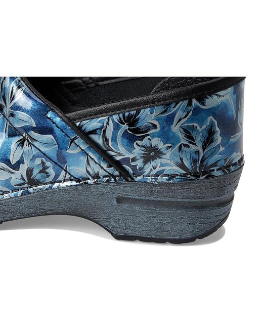 Dansko Blue Professional Clog Shoes, Leather