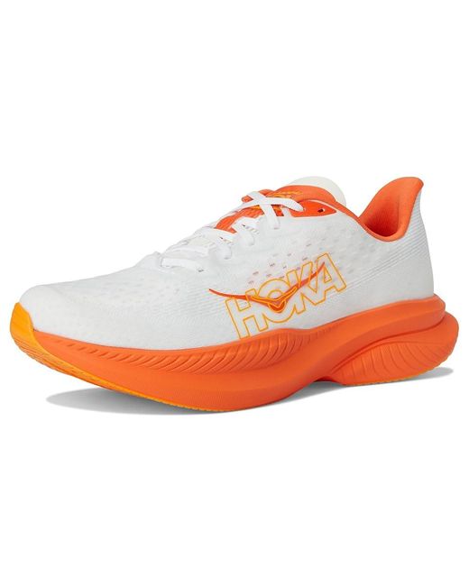 Hoka One One White Mach 6 Shoes 12 D for men