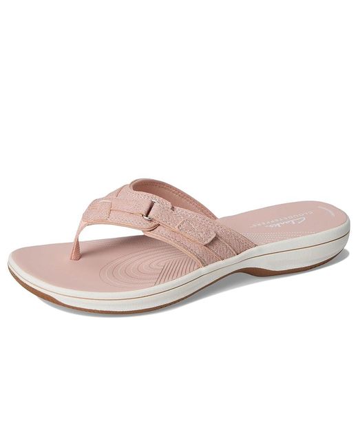 Clarks Pink Breeze Sea Sandals 5 B