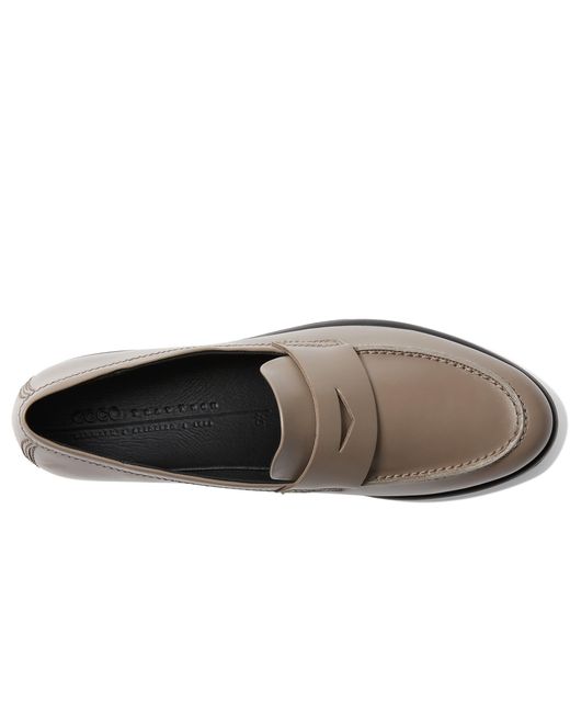 Ecco Modtray Penny Loafer in Black | Lyst