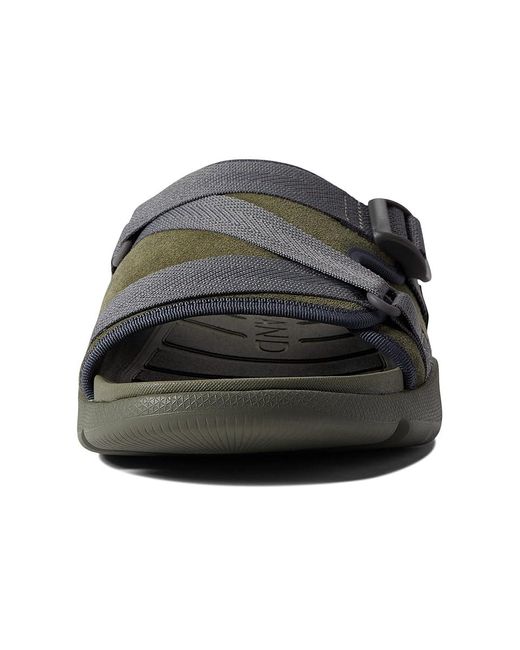 Cole Haan Black 4.Zerogrand Multi Strap Slide (Dusty) Shoes for men