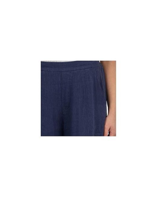 Kut From The Kloth Blue Meg High Rise Wide Leg Jeans Xs, Denim/Linen/Rayon