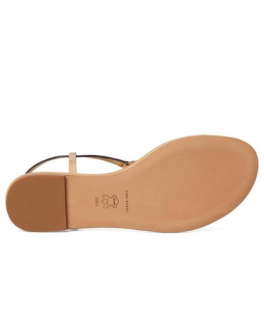 Tory Burch Black Ring Sandal Shoes, Leather