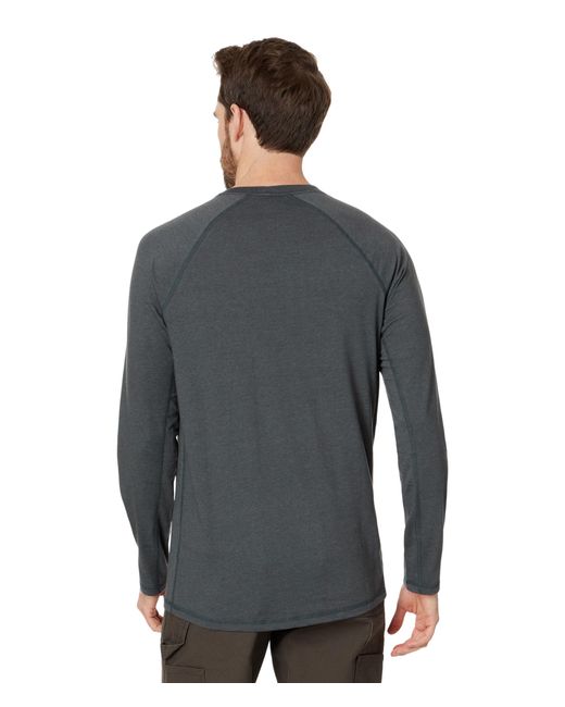 Carhartt Force Relaxed Fit Midweight Long Sleeve Pocket T-shirt in