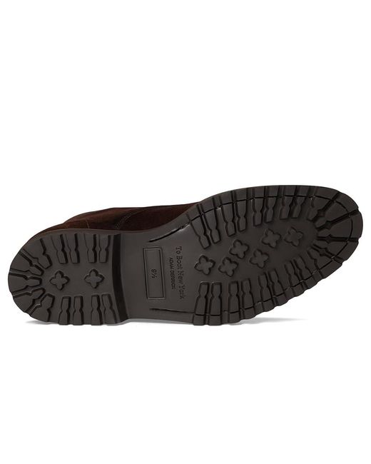 To Boot New York Black Jonathan Lace Up Casual Shoes, Suede for men