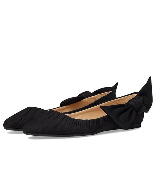 Badgley Mischka Black Valyn Slippers, Silk