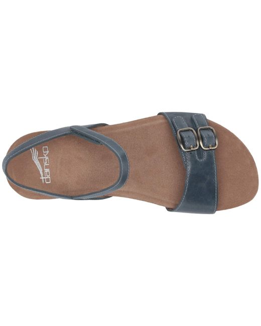 navy blue dansko sandals