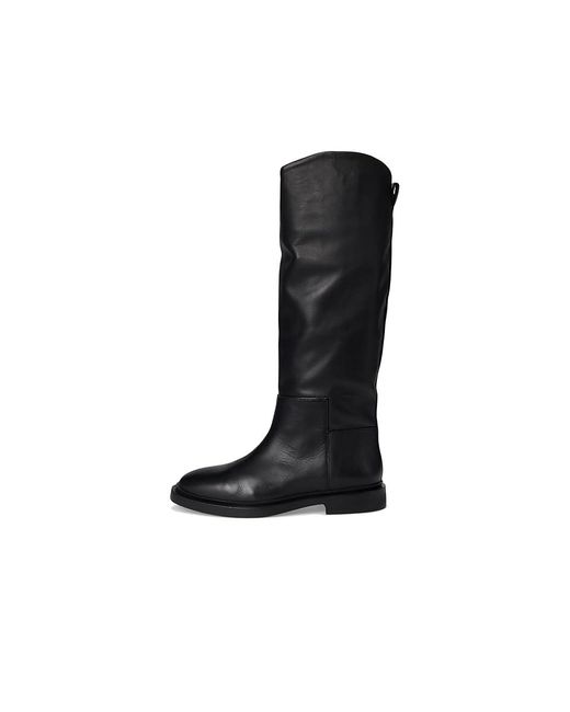 Steve Madden Black Gaige Zip Boots, Synthetic