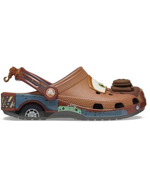 CROCSTM Black Cars Mater Classic Clog Shoes 10