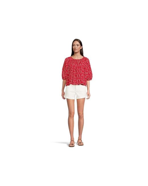 Madewell Red Grady Top