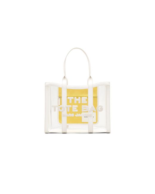 Marc Jacobs White The Clear Large Tote Bag