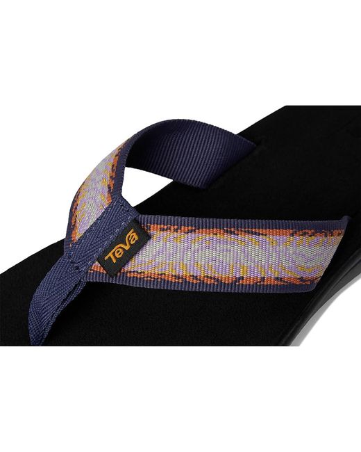 Teva Black Voya Flip Sandals 7 B