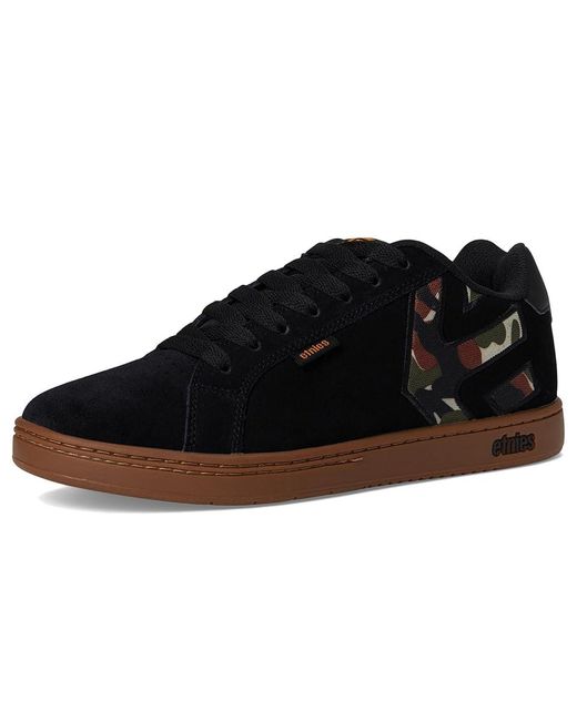 Etnies Black Fader Skate Shoes 7 D for men