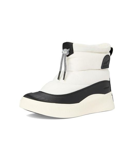 Sorel Black Out N About Iv Puffy Waterproof Boots Sea Salt/ 12 B