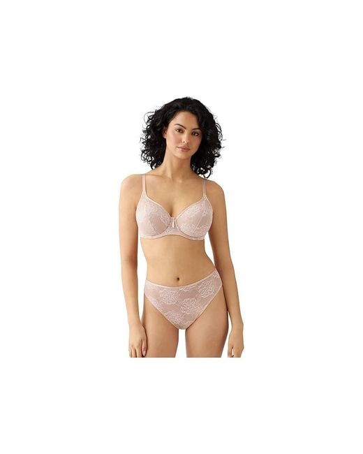 Wacoal Black Full Bloom Full Coverage Underwire Bra 855409 Bra, Elastane/Polyamide