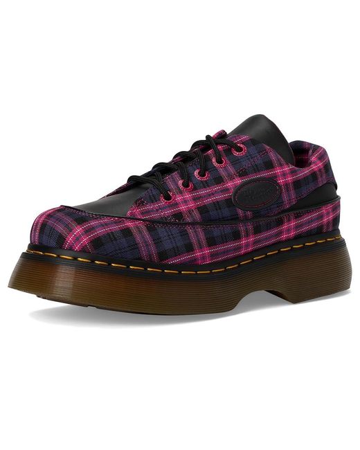 Dr. Martens Multicolor Buzz 5I Shoes/ Tartan, Leather